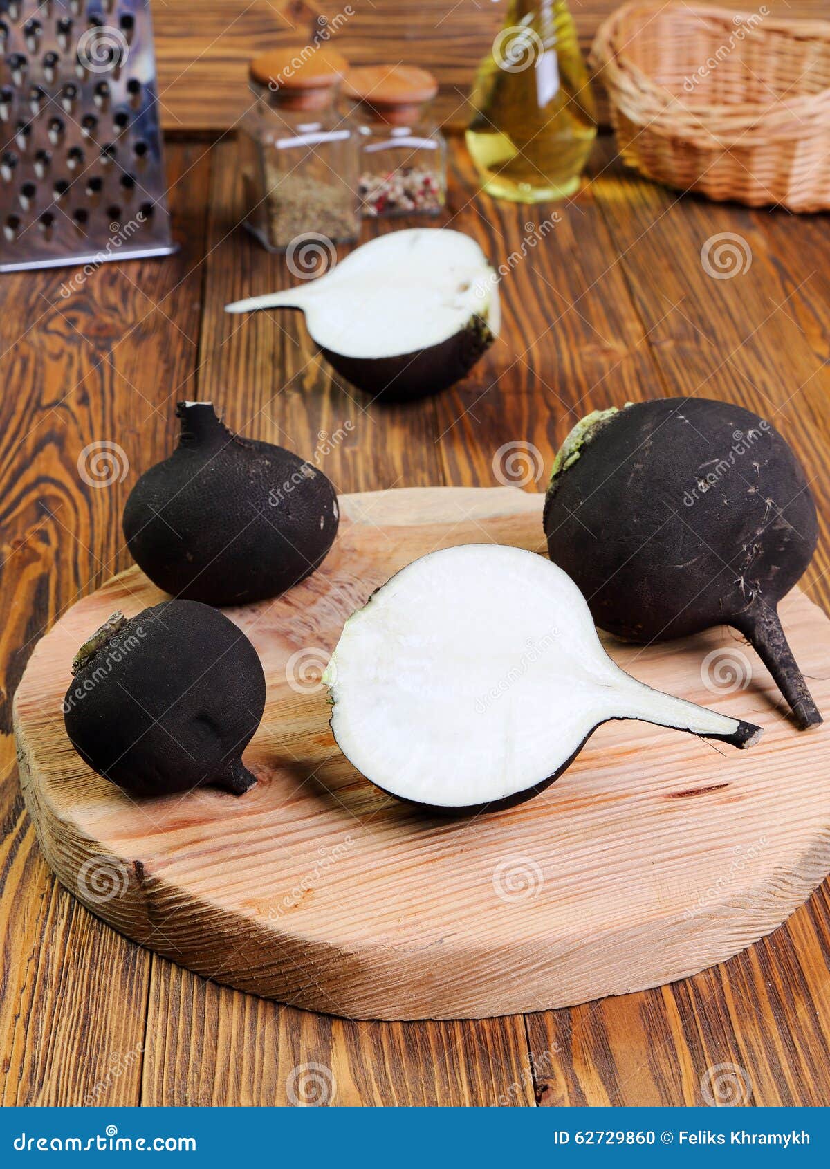 Black radish stock photo. Image of root, turnip, dirty 62729860