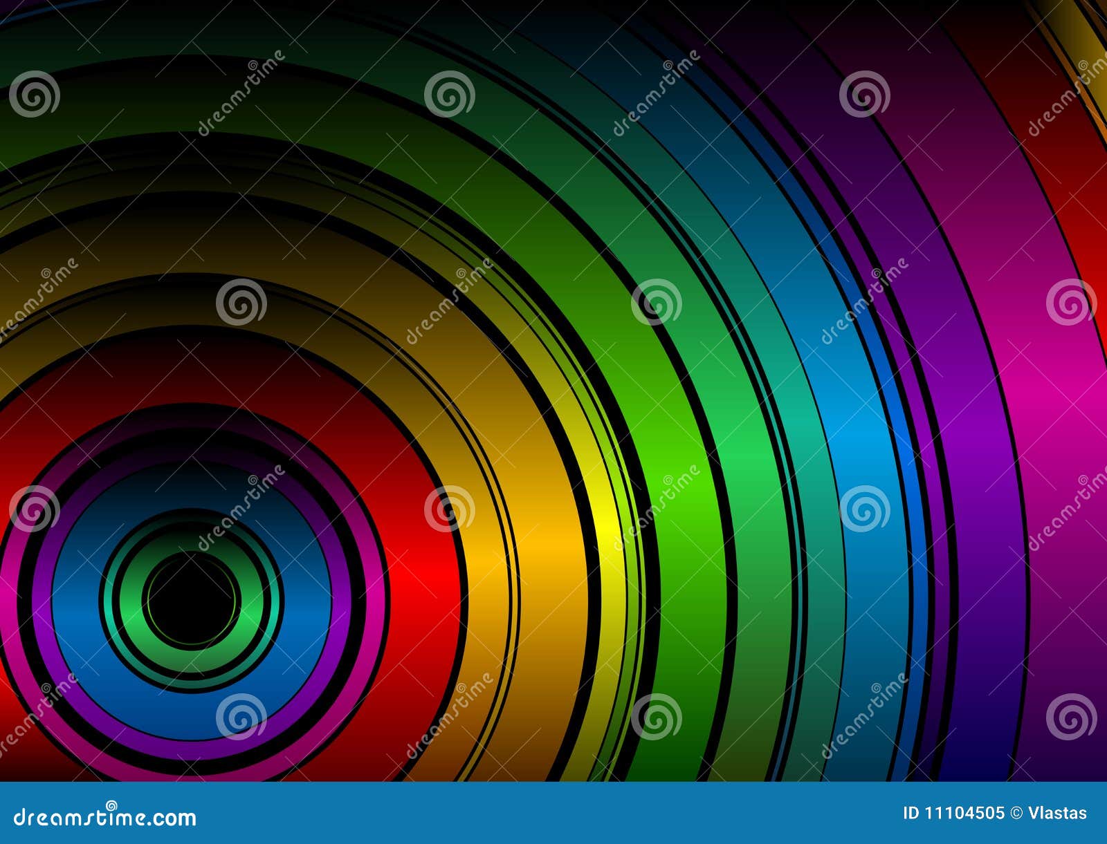 Black rainbow stock vector. Illustration of abstract 11104505