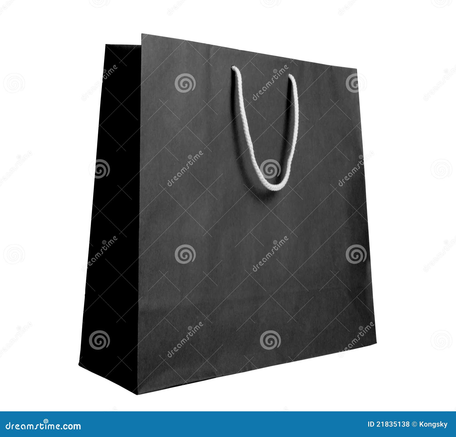 Black Recycle Paper Shopping Bag Stock Photo Image of packing