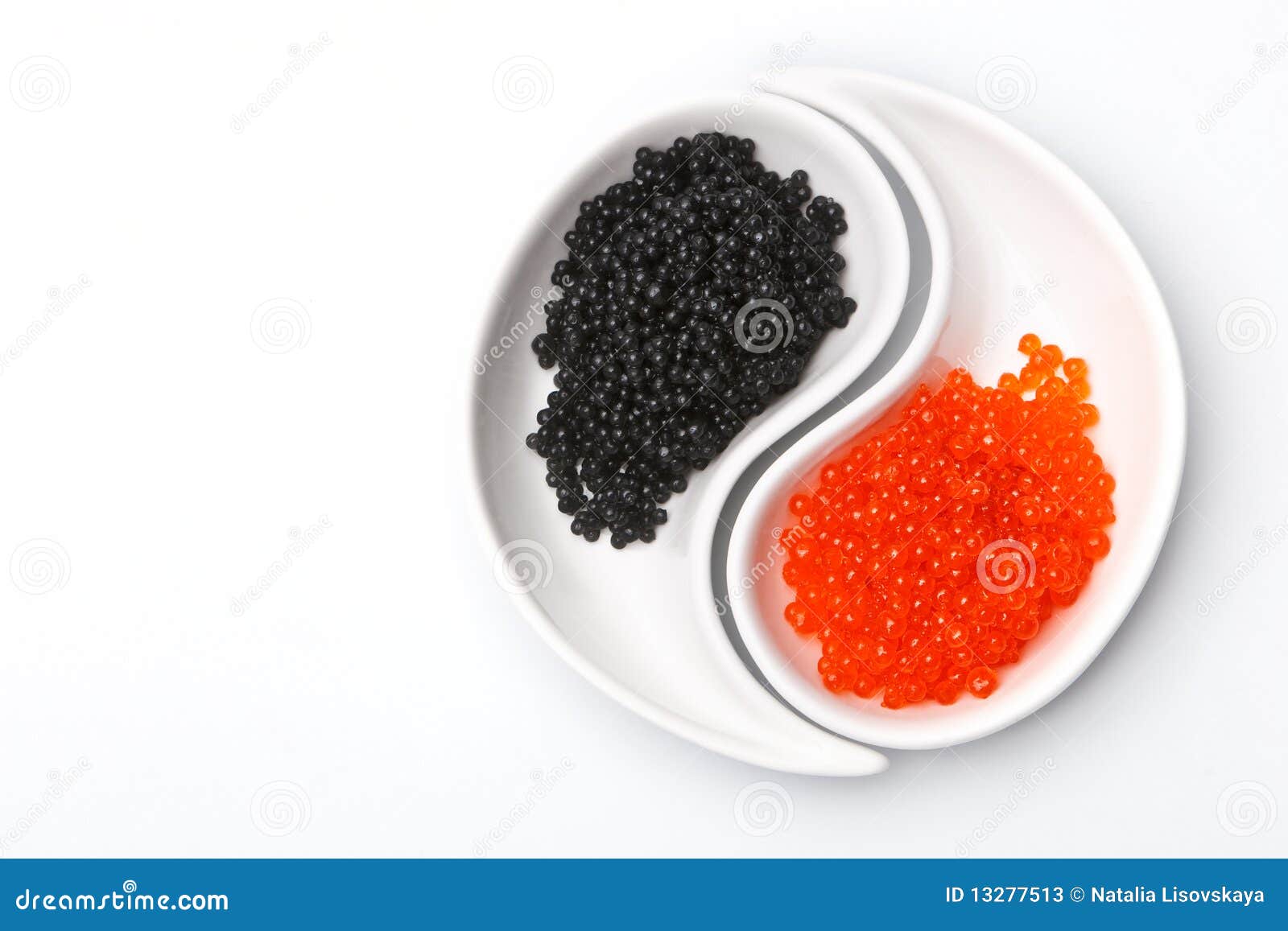 Black and red caviar stock image. Image of caviar, partitioned 13277513