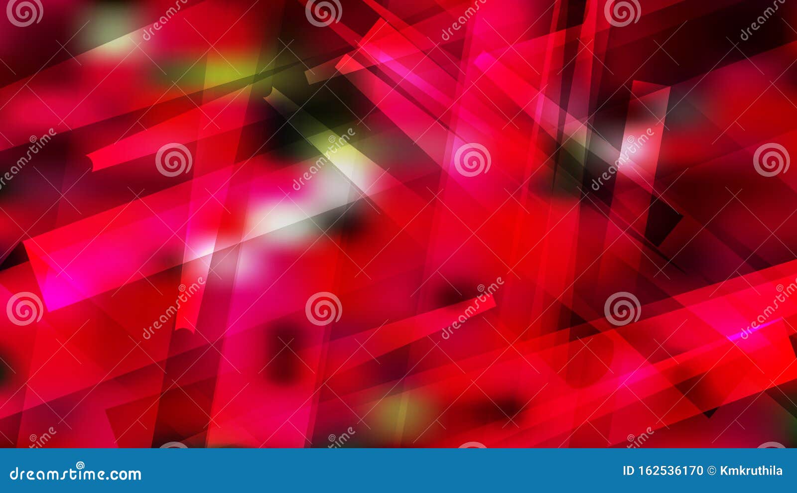 Black Red and Green Lines Stripes and Shapes Background Stock Vector