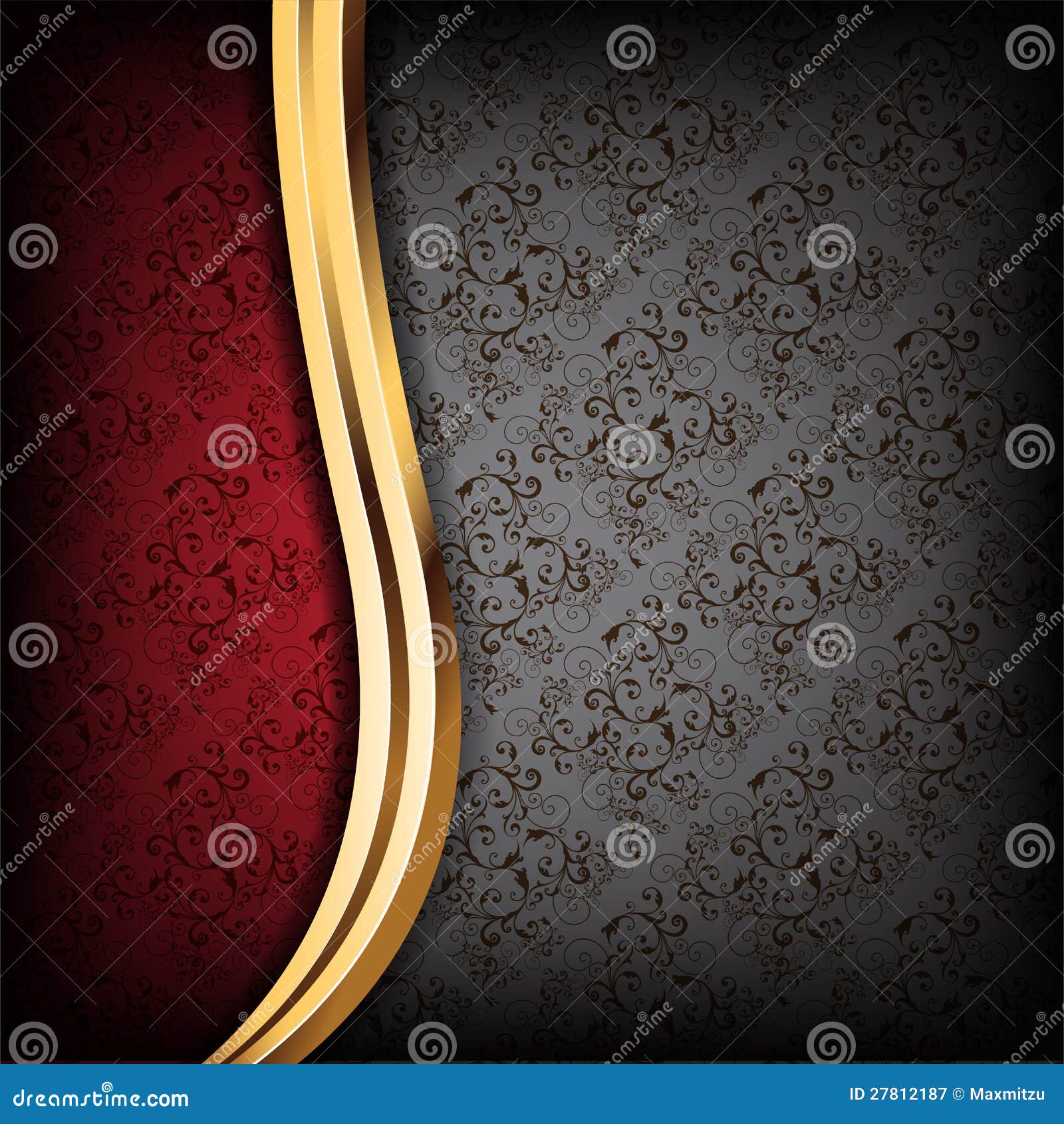 Black and Red Luxury Background Stock Illustration Illustration of