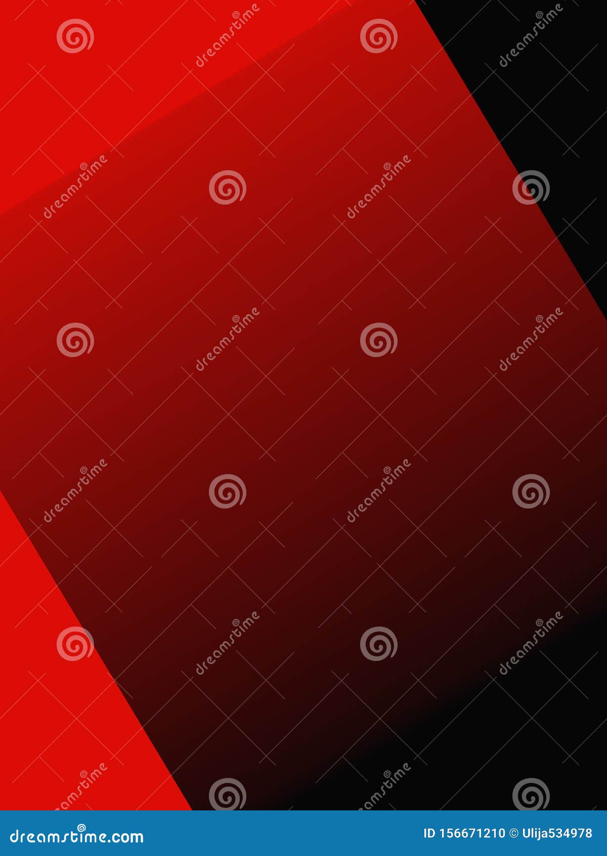 Black and Red Squares of a Shape, Abstraction Stock Illustration