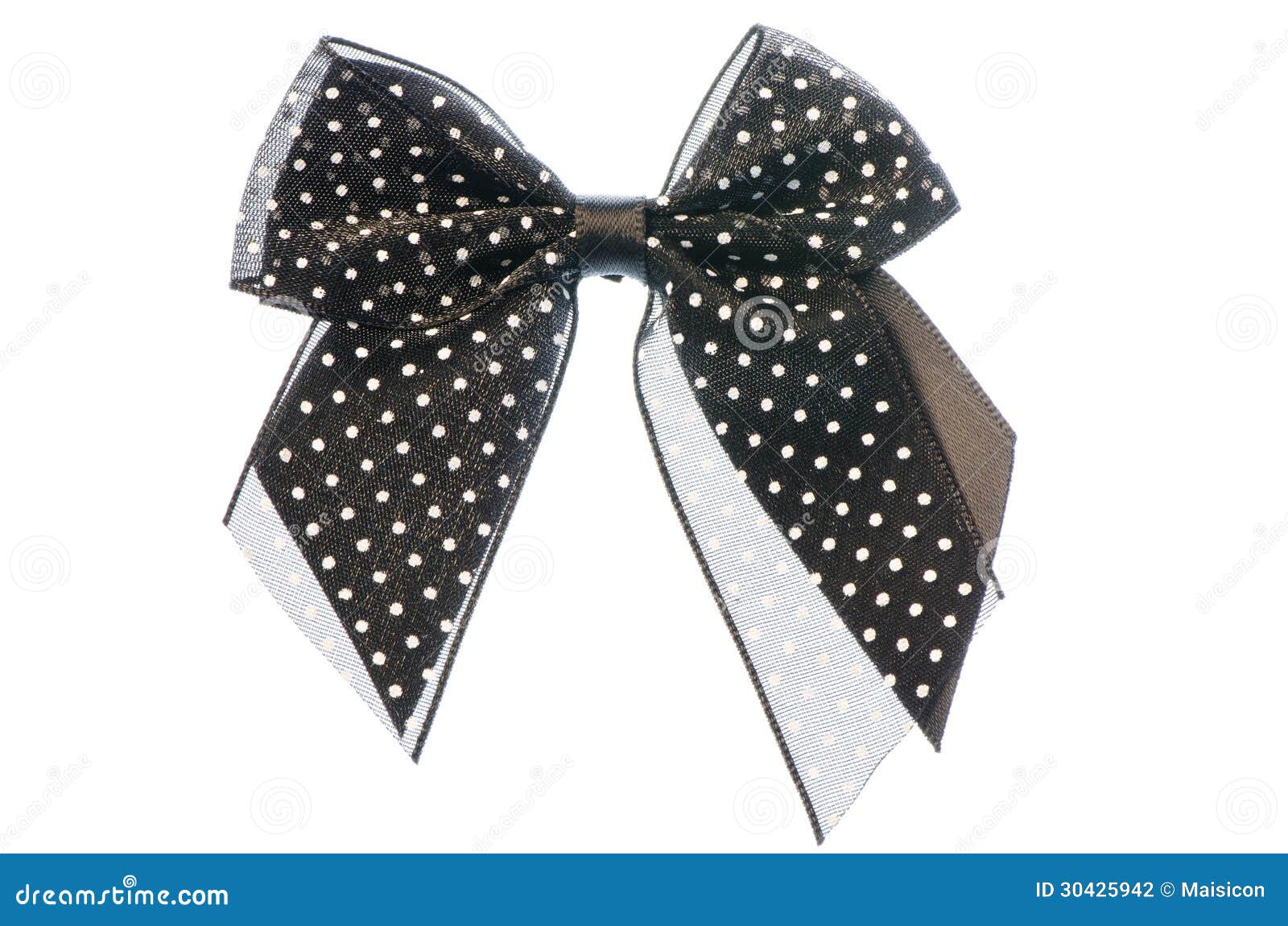Black ribbon bow stock photo. Image of formal, mourning 30425942