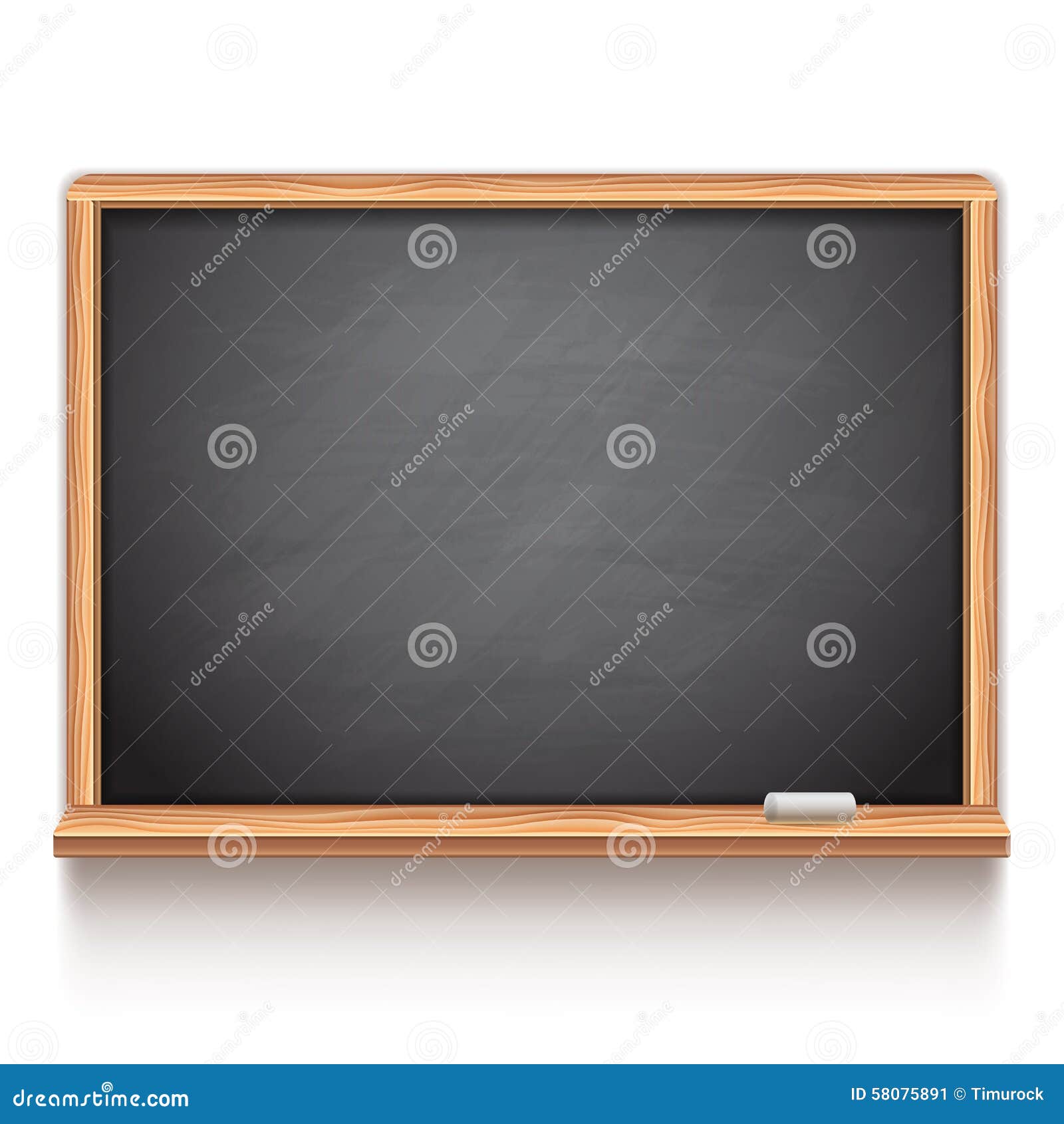 black school chalk board