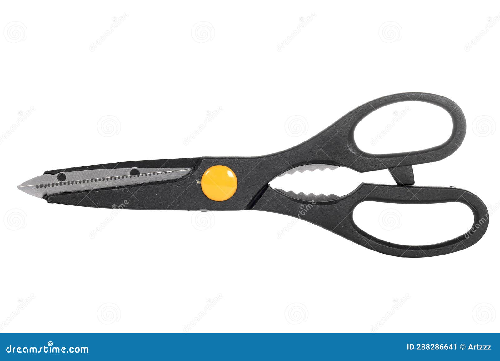 Black scissors stock image. Image of pair, isolated 288286641