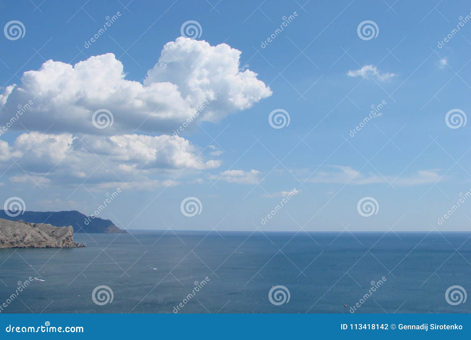 The Black Sea Coast of the Southern Part of the Crimean Peninsula Near ...