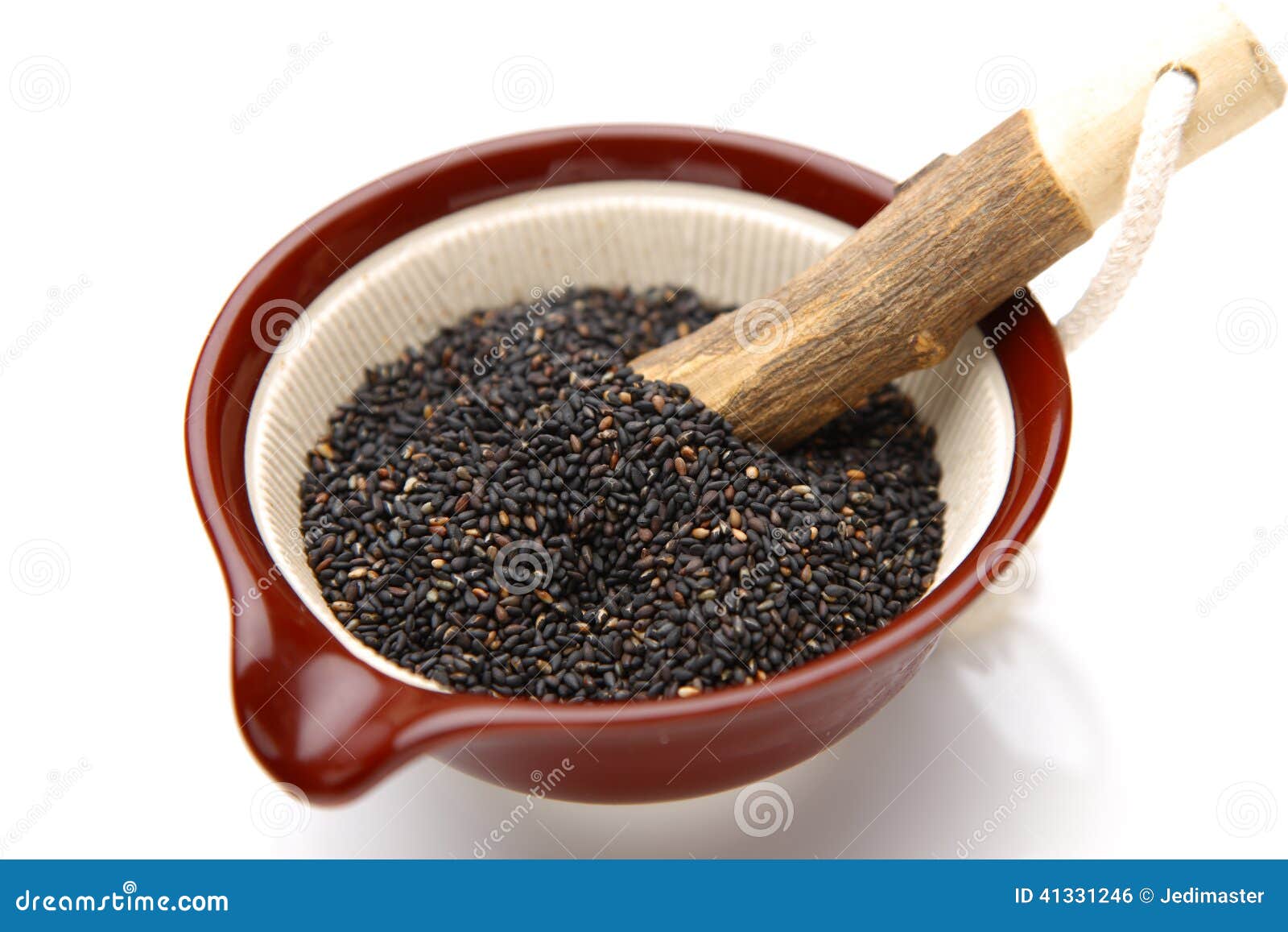 Black sesame seed stock photo. Image of japanese, seed 41331246