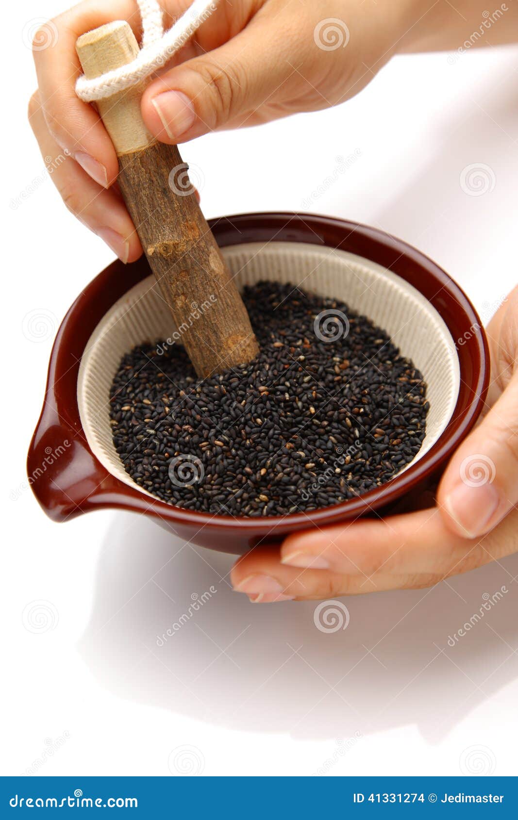 Black sesame seed stock photo. Image of seed, black, food 41331274