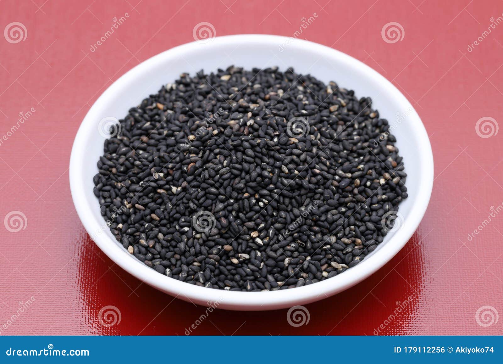 Black Sesame Seeds in a Dish Stock Photo Image of health, exotic