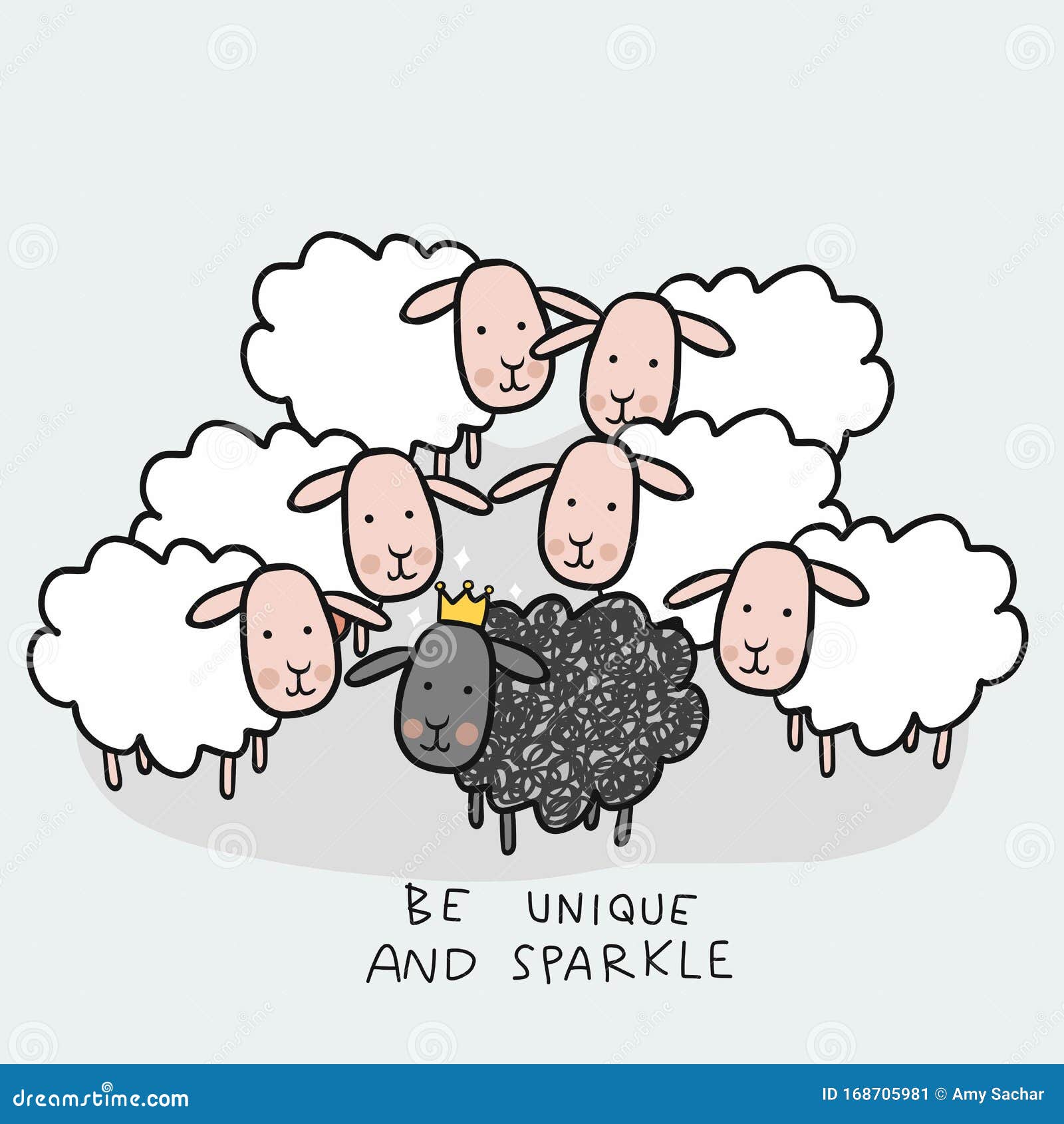 Black Sheep in White Sheep Group, Be Unique and Sparkle Cartoon Doodle Stock Vector - Illustration of farm, difference: 168705981 Black Sheep in White Sheep Group, Be Unique and Sparkle Cartoon Doodle Stock Vector - Illustration of farm, difference: 168705981