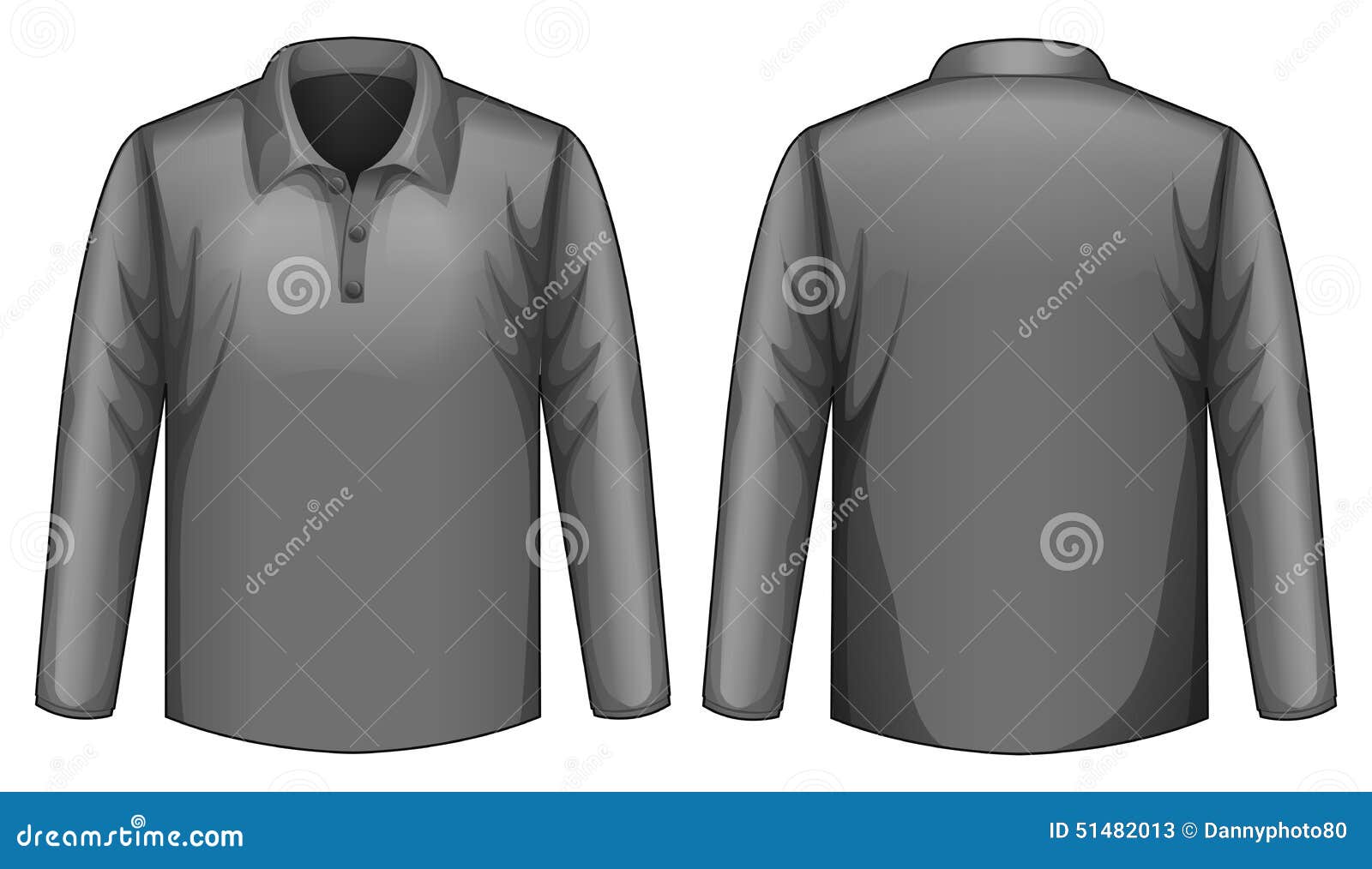 Black shirt stock vector. Illustration of blank, simple - 51482013