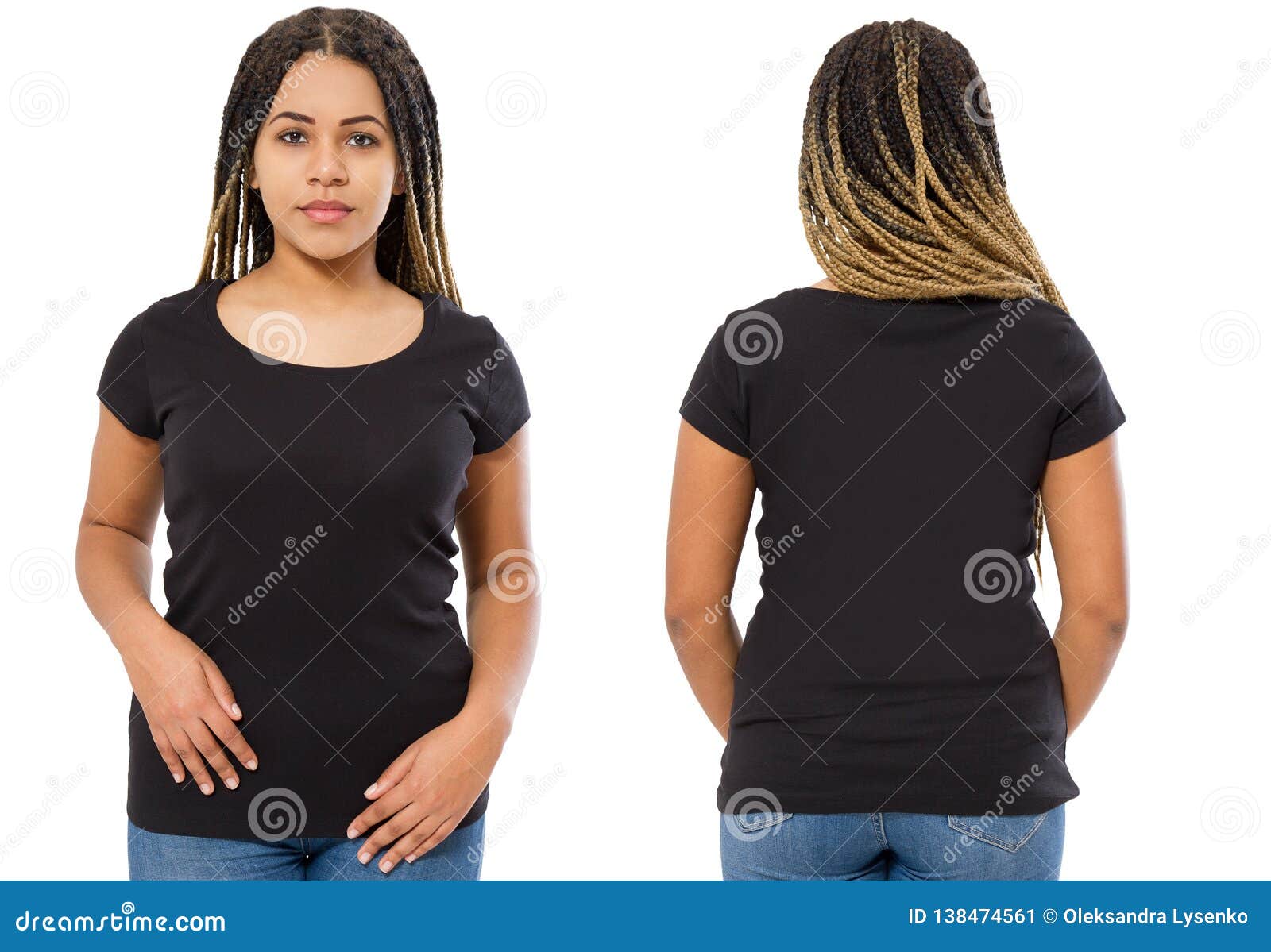 Download Black Shirts Set. Summer T Shirt Design And Close Up Of ...