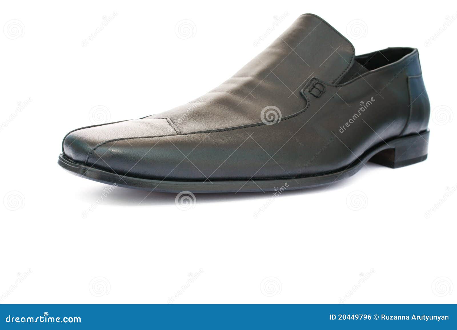 Black shoe stock photo. Image of footwear, foot, formalwear - 20449796