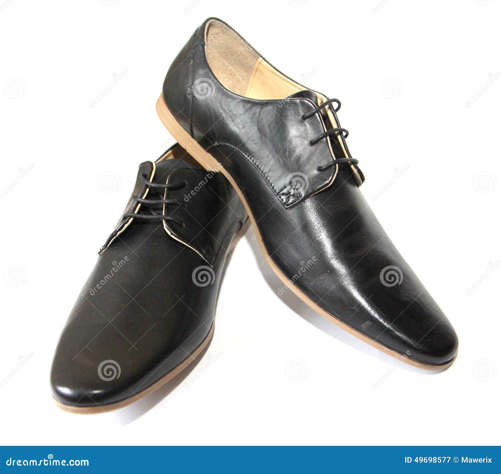 Black shoes stock image. Image of elegant, leather, background - 49698577