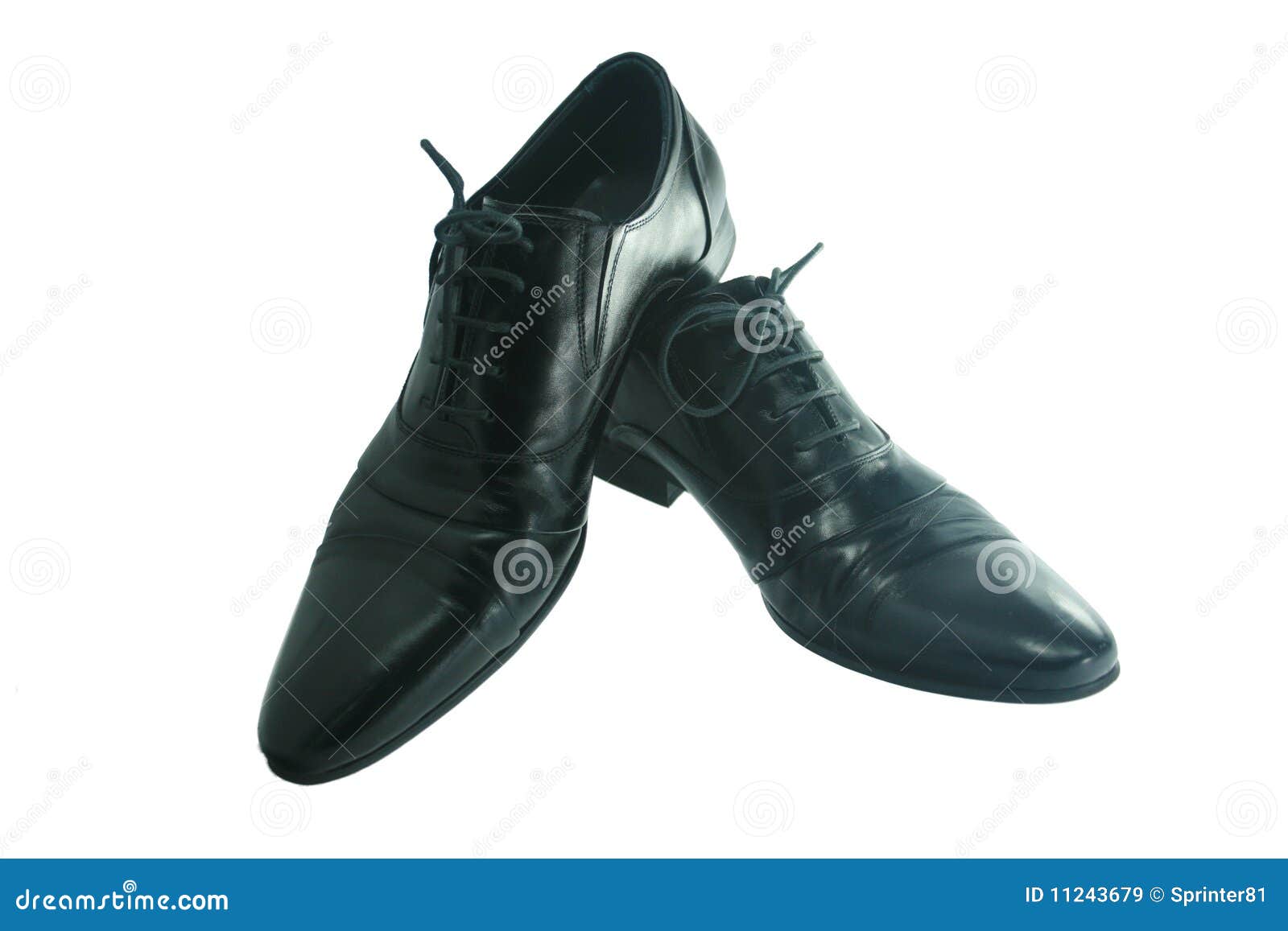 Black shoes isolated stock image. Image of casual, office - 11243679