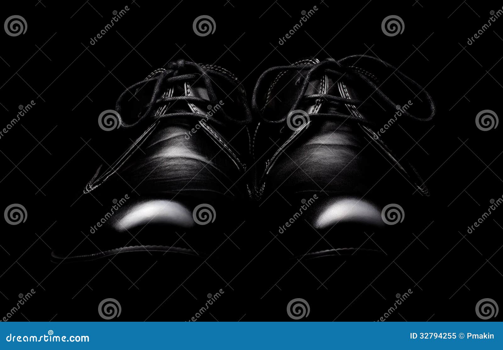 Black shoes stock image. Image of closeup, clothing, classic 32794255
