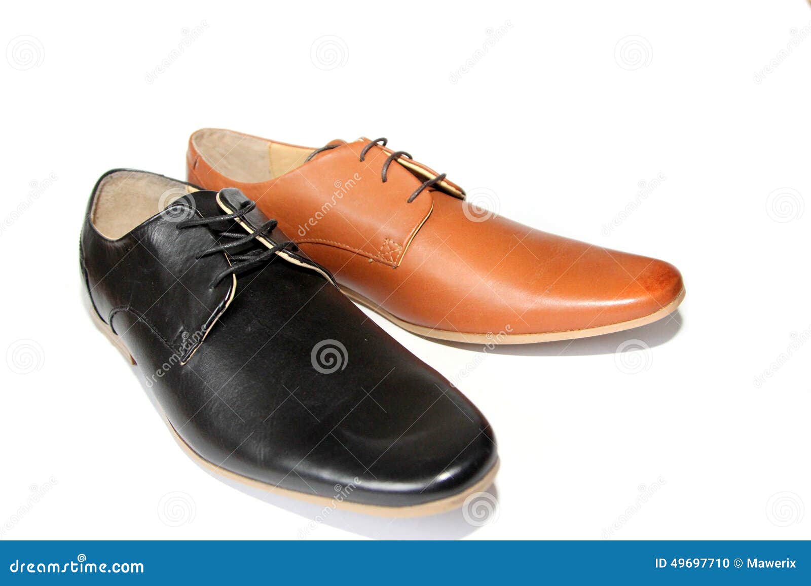 Black Shoes Versus Brown Shoes Stock Photo - Image of elegance, class ...