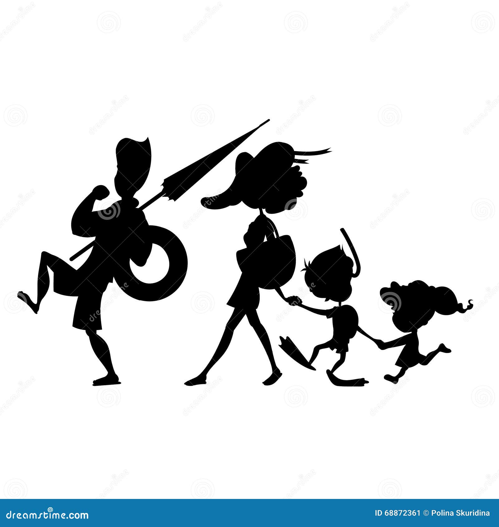 free clipart of family walking - photo #40