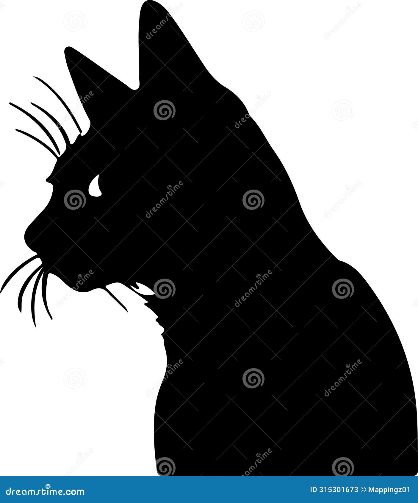 foldex cat black silhouette generative ai