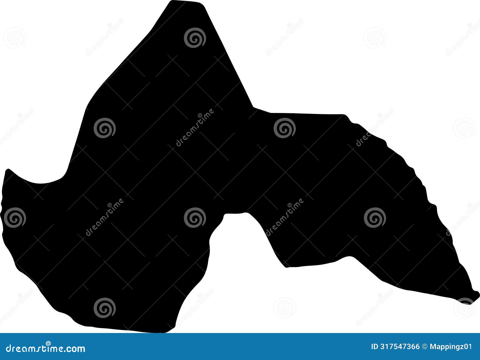 lakes s sudan silhouette map with transparent background