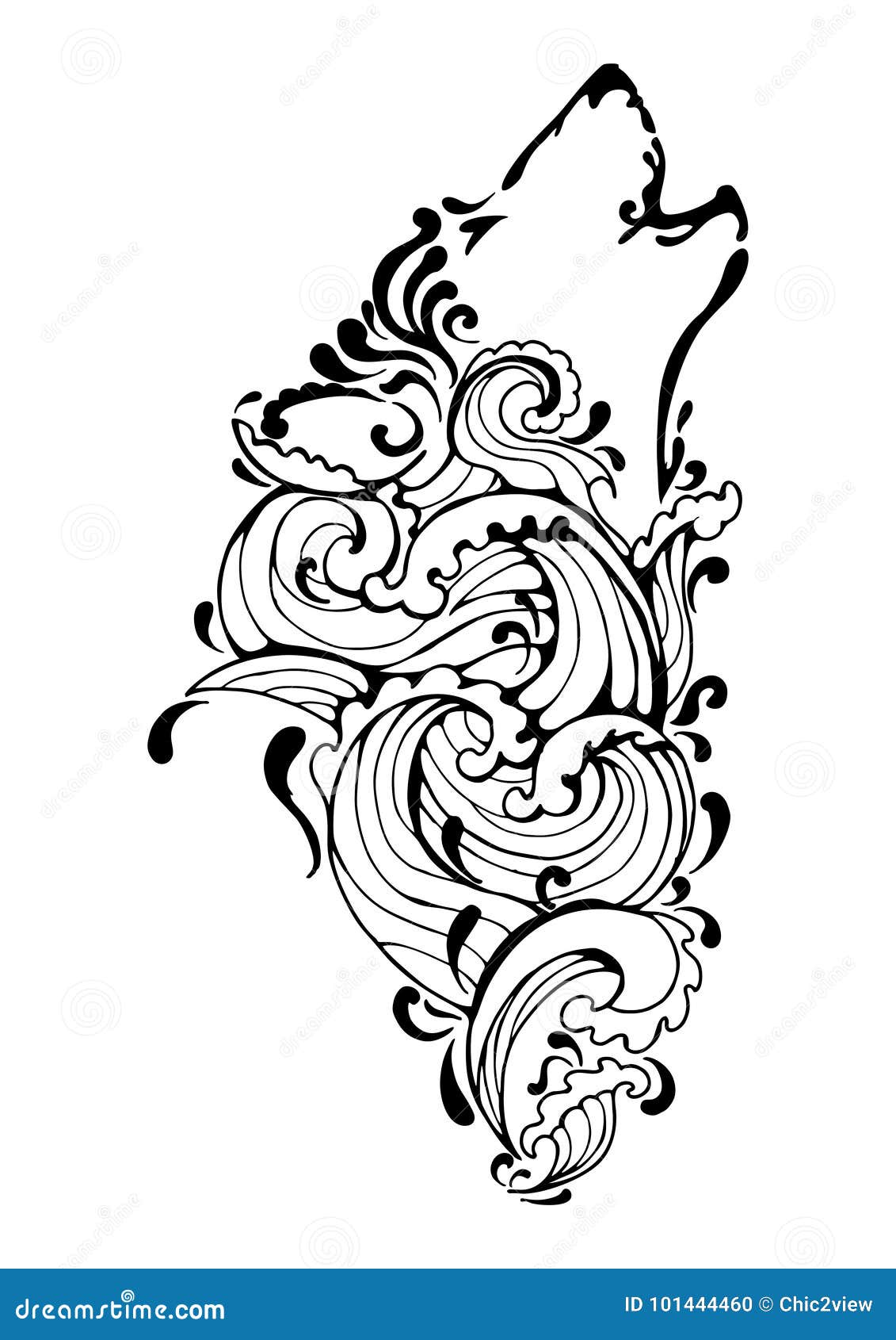 14949 Tribal Wave Tattoo Images Stock Photos  Vectors  Shutterstock