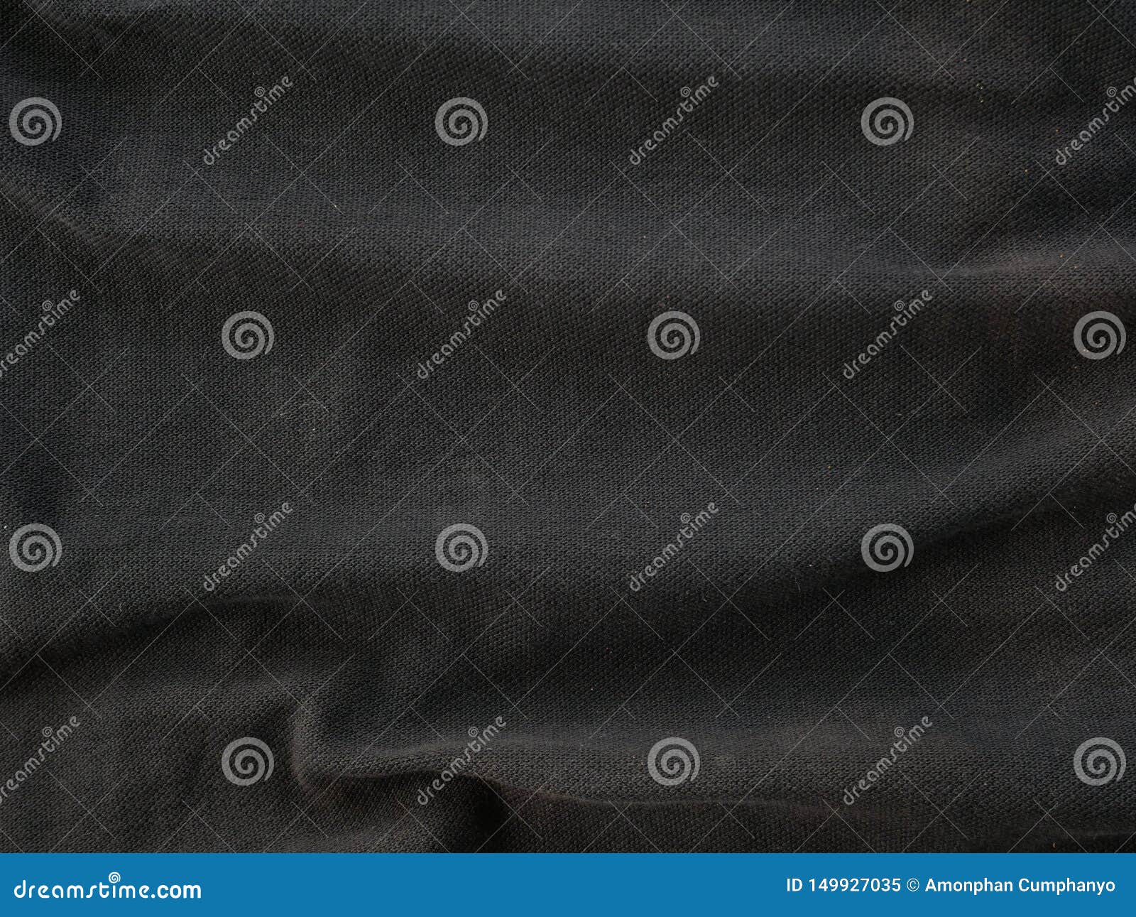 Black Silk Satin Texture, Cotton Fabric Background Stock Image - Image ...