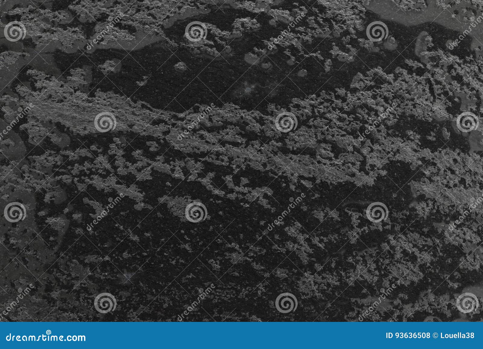 Black Slate Table Top Being Cleaned Stock Photo Image of background