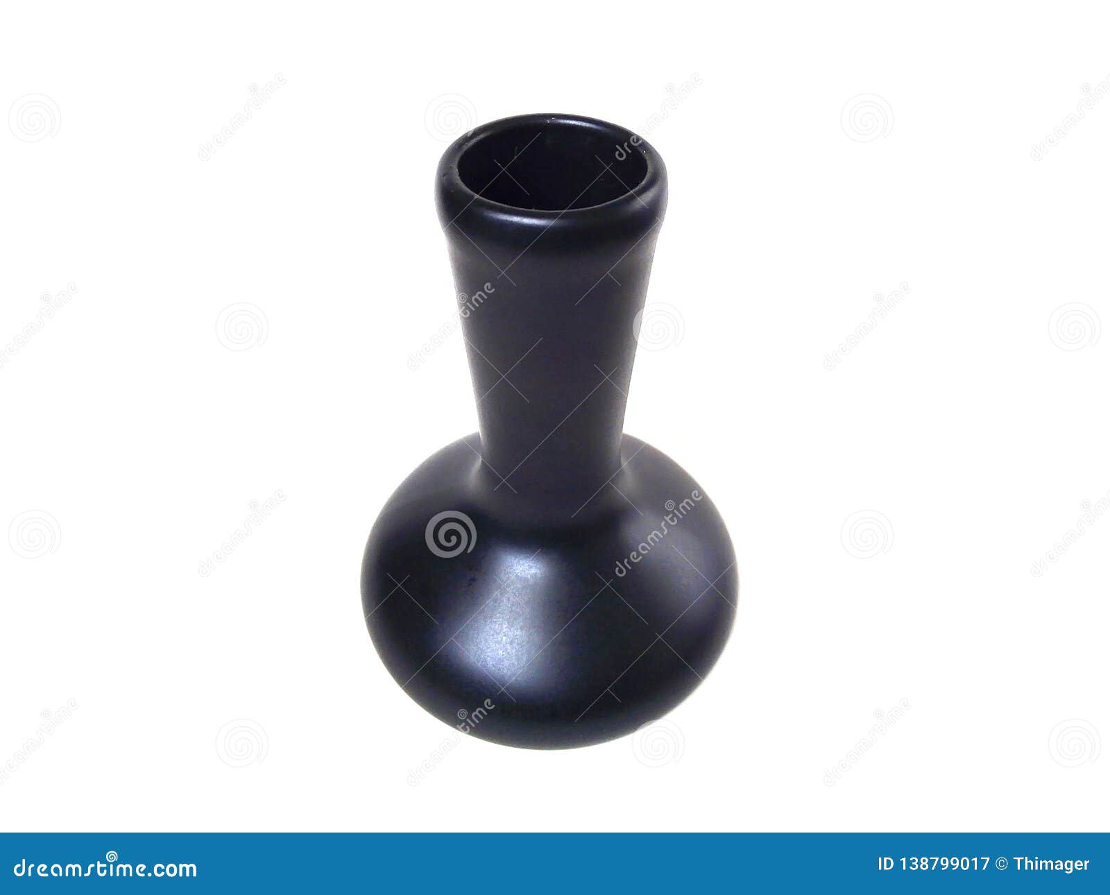 Black small ceramic vase. stock image. Image of dark 138799017