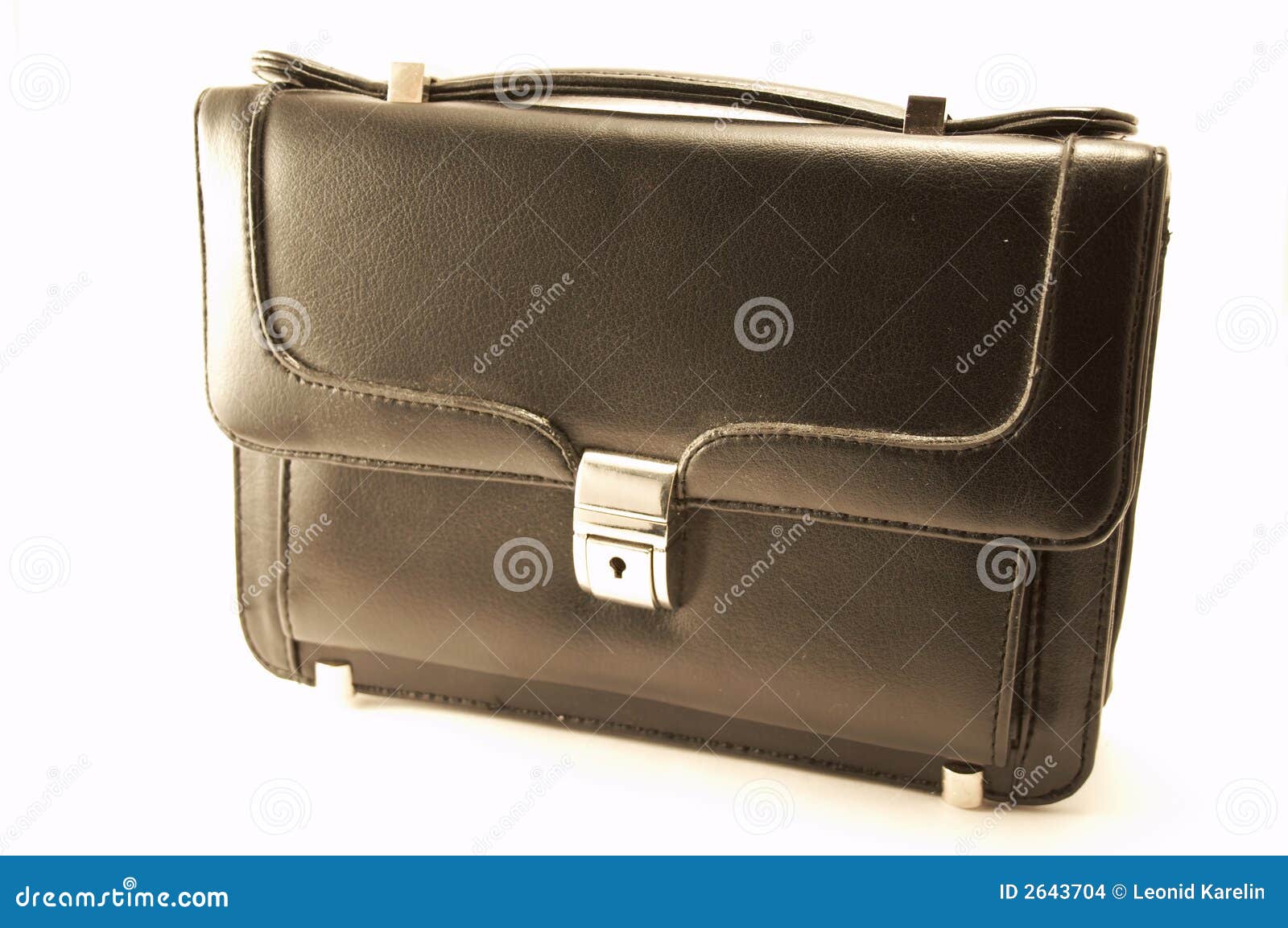 Black small suitcase stock photo. Image of businessman 2643704