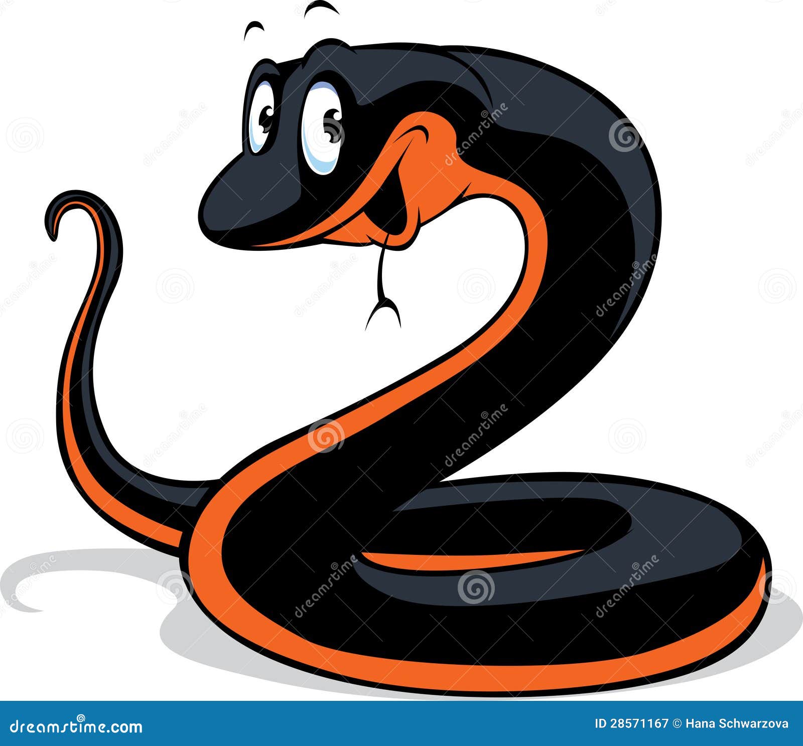 Black snake cartoon stock vector. Illustration of childish - 28571167 Black snake cartoon stock vector. Illustration of childish - 28571167