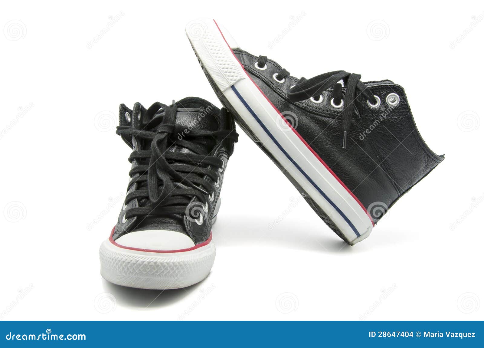 Black sneakers stock photo. Image of fashion, sneaker - 28647404