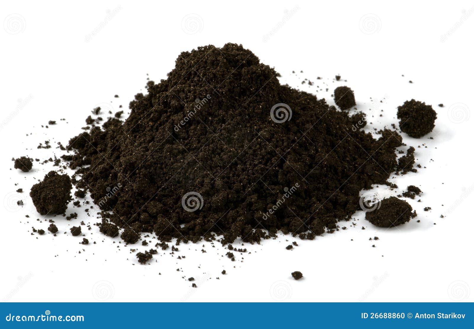 Black soil stock photo. Image of color, cone, macro, concepts 26688860