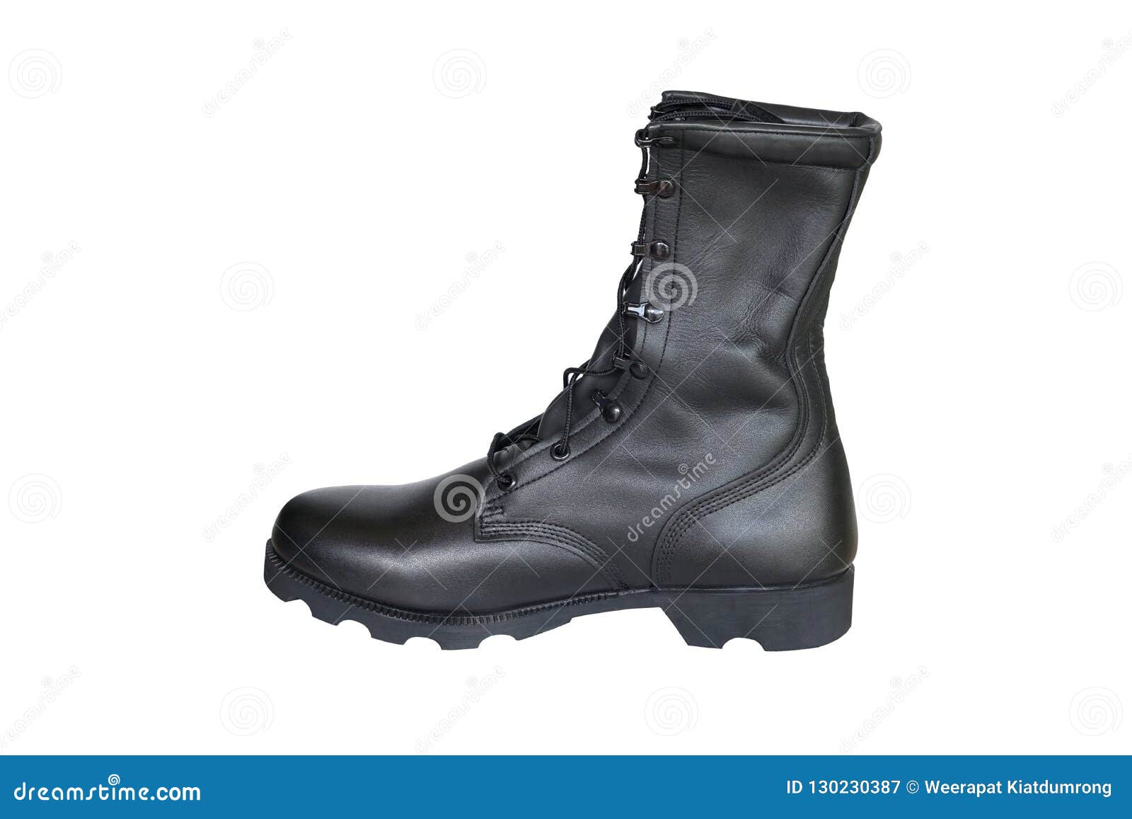 black soldier boots