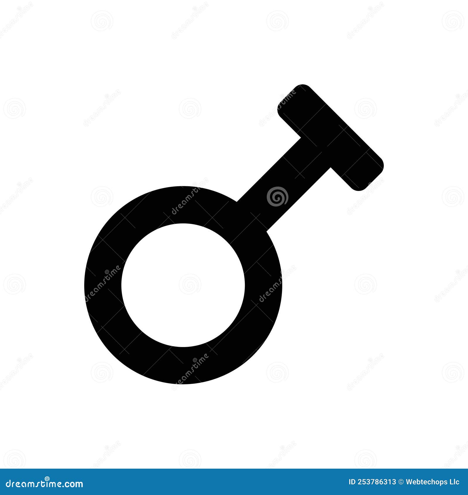 black solid icon for travesti, gender and sexual