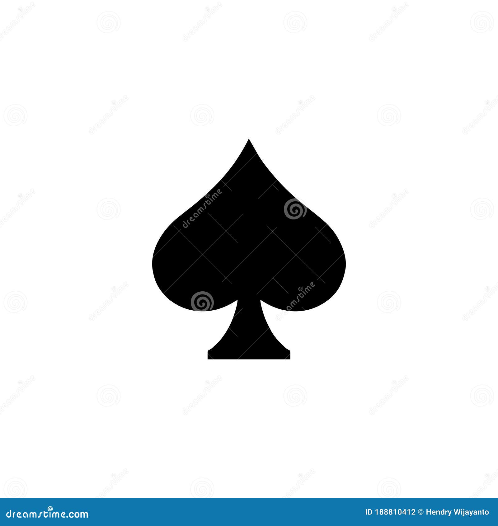 Ace Of Spades Icon Vector Isolated On White Background, Logo