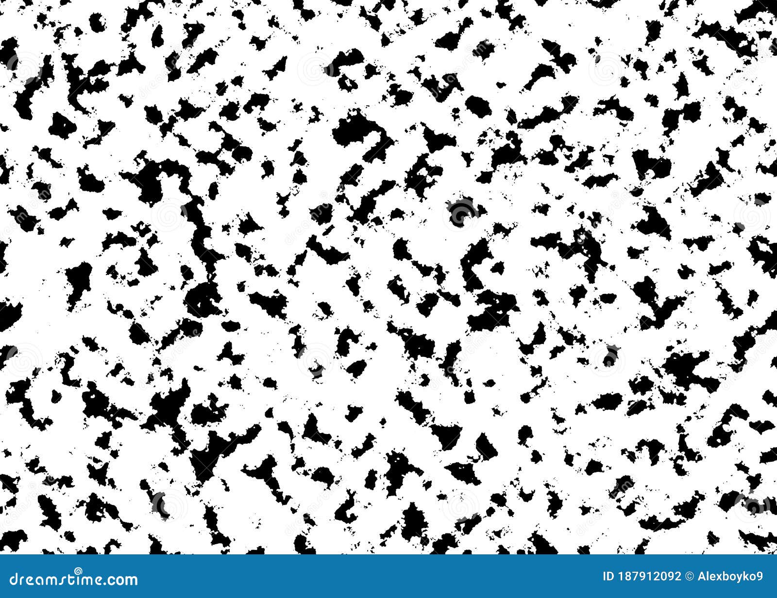 Black Spots on White Background. Abstraction Texture Background in