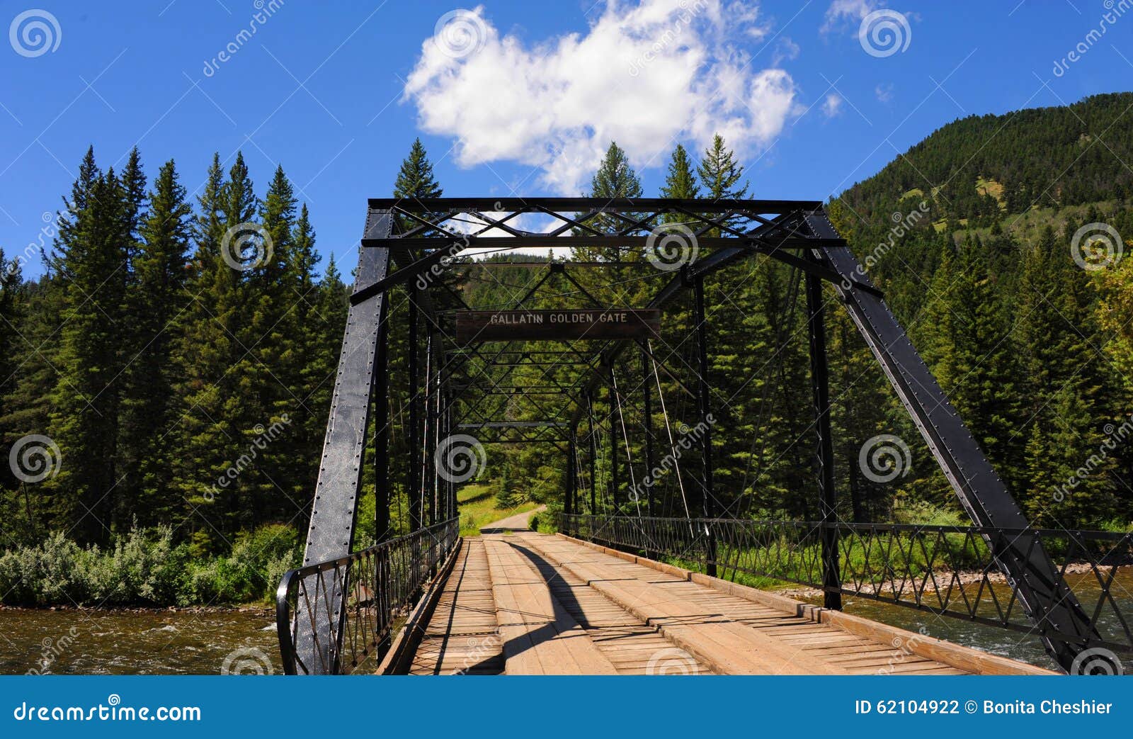 black steel spans gallatin river