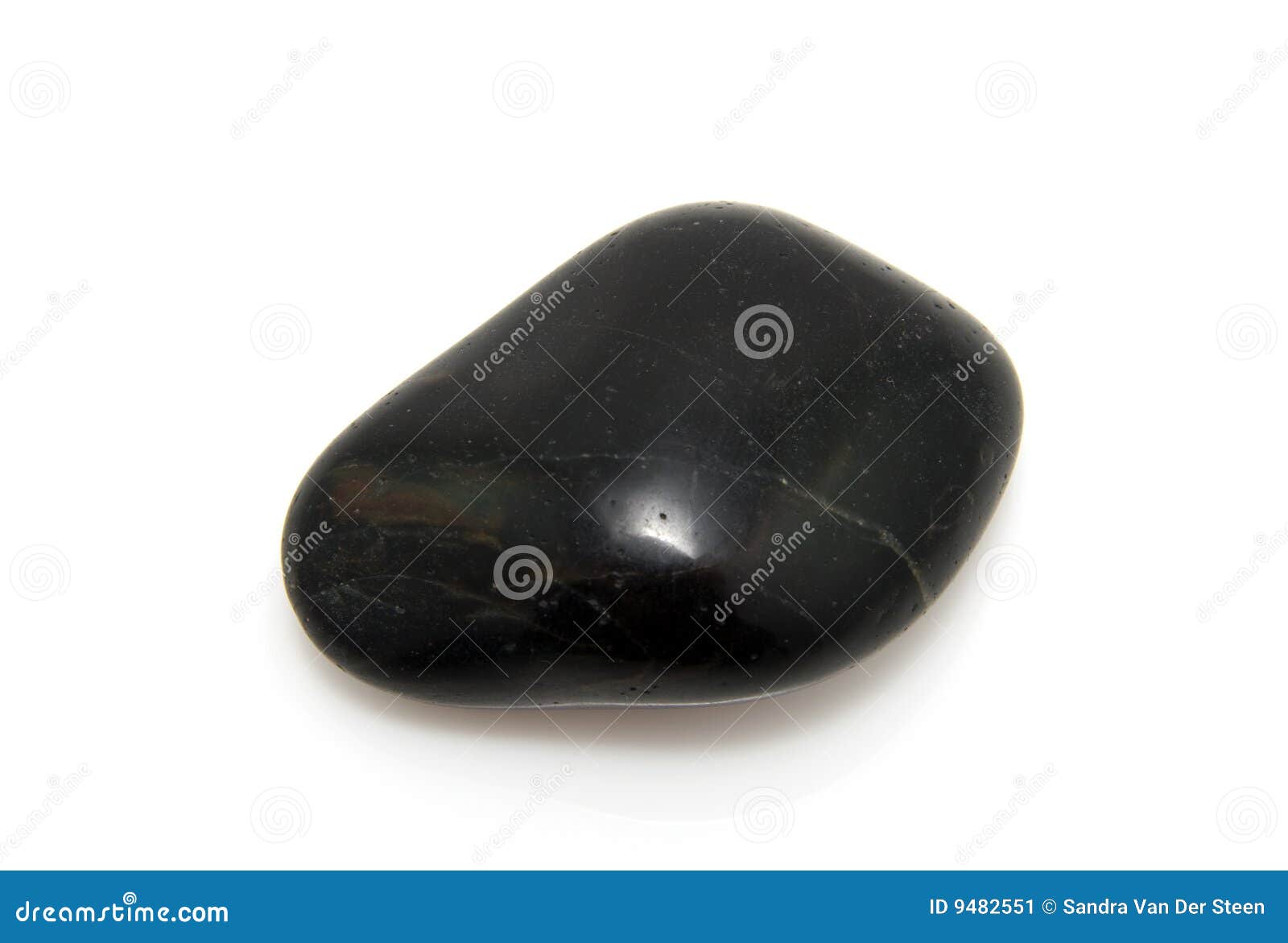 Initiatief consensus versieren Black stone stock image. Image of isolated, pure, simple - 9482551