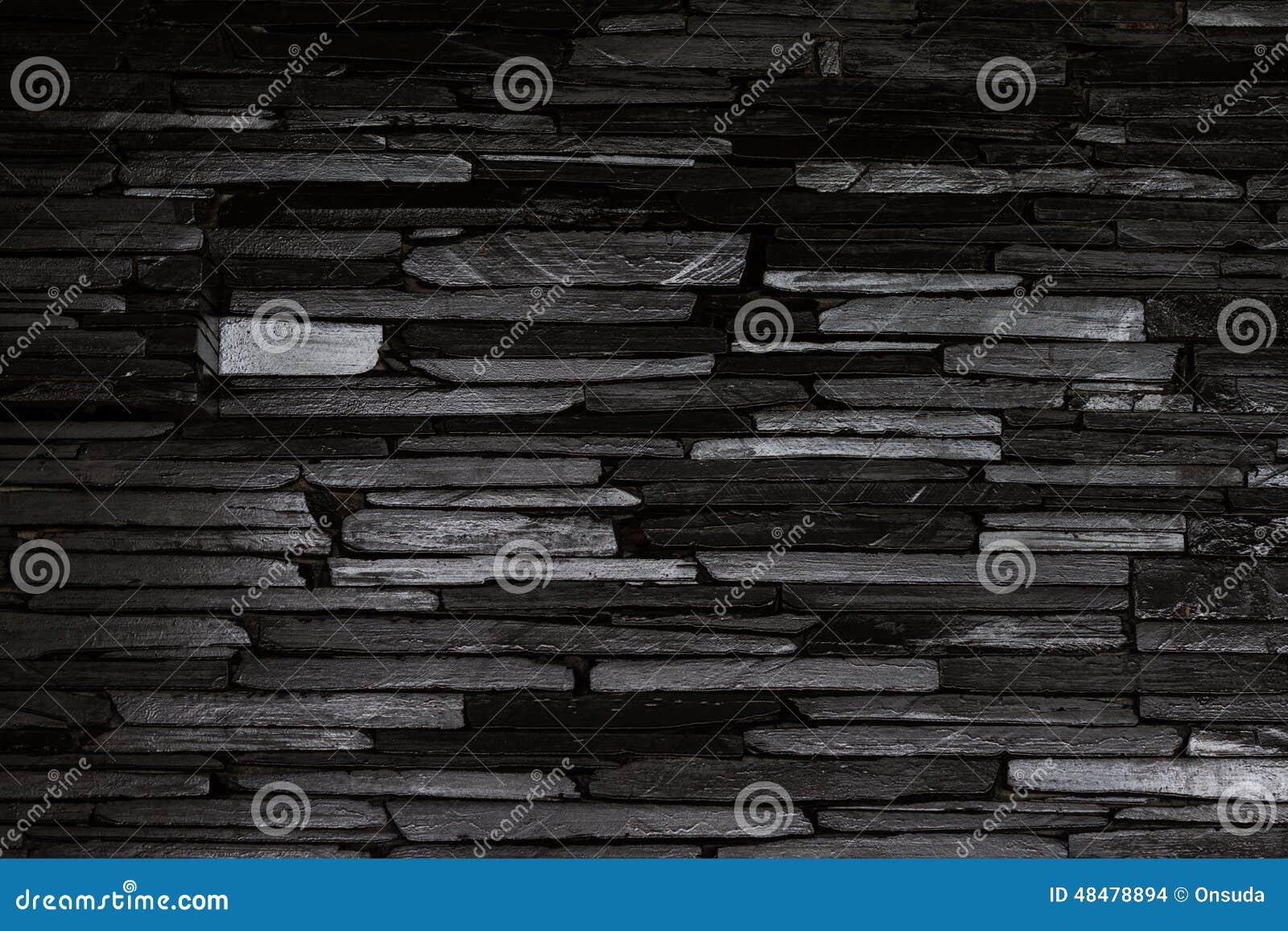 Black stone wall stock photo. Image of antique, grey - 48478894