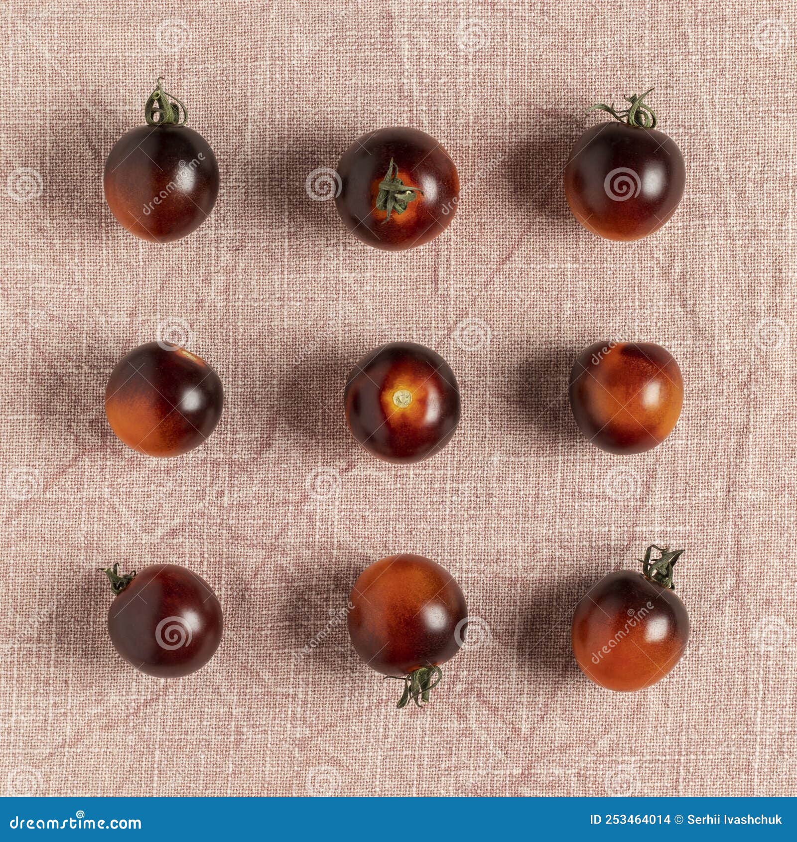 Black strawberry tomatoes stock photo. Image of nature 253464014