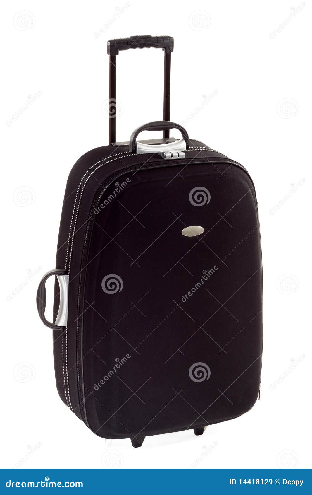 Black suitcase stock image. Image of journey, packed 14418129