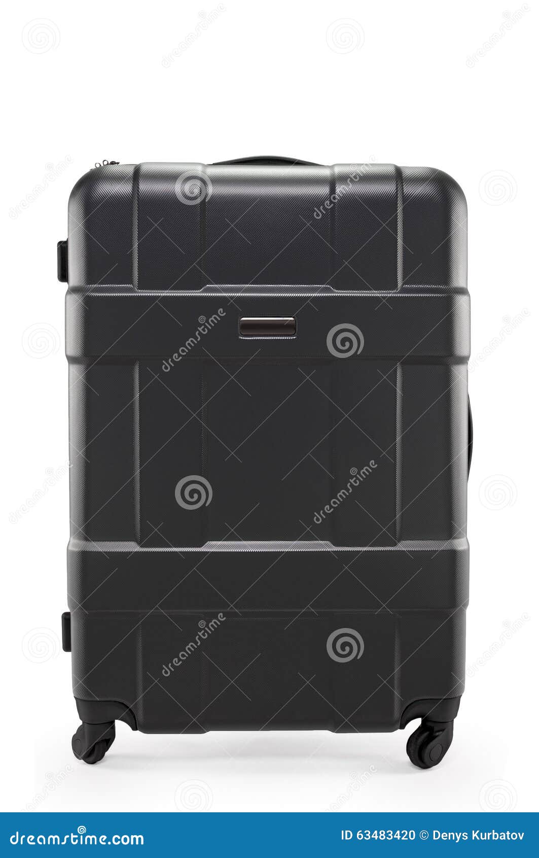 Black suitcase plastic stock photo. Image of airport 63483420