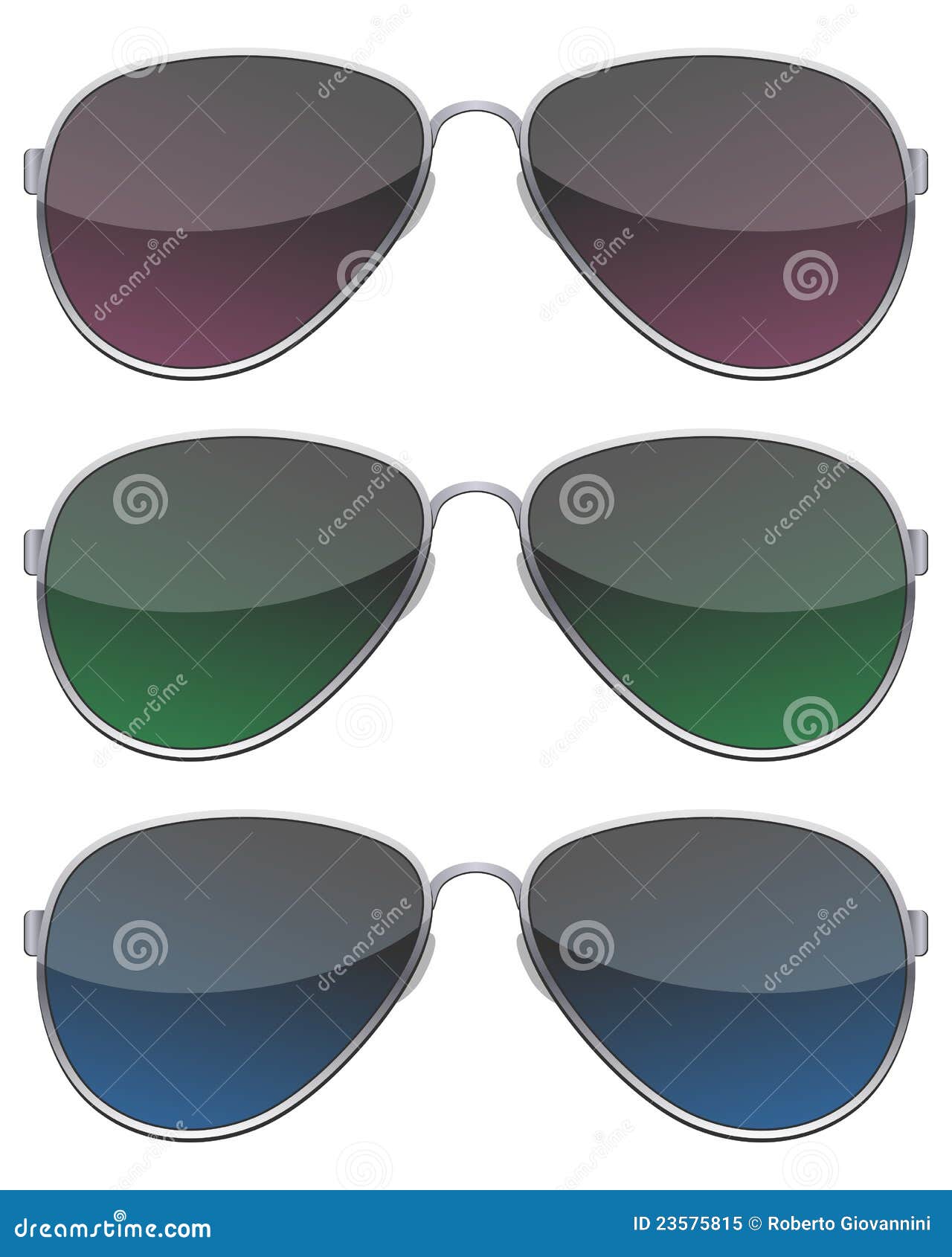 black sunglasses set