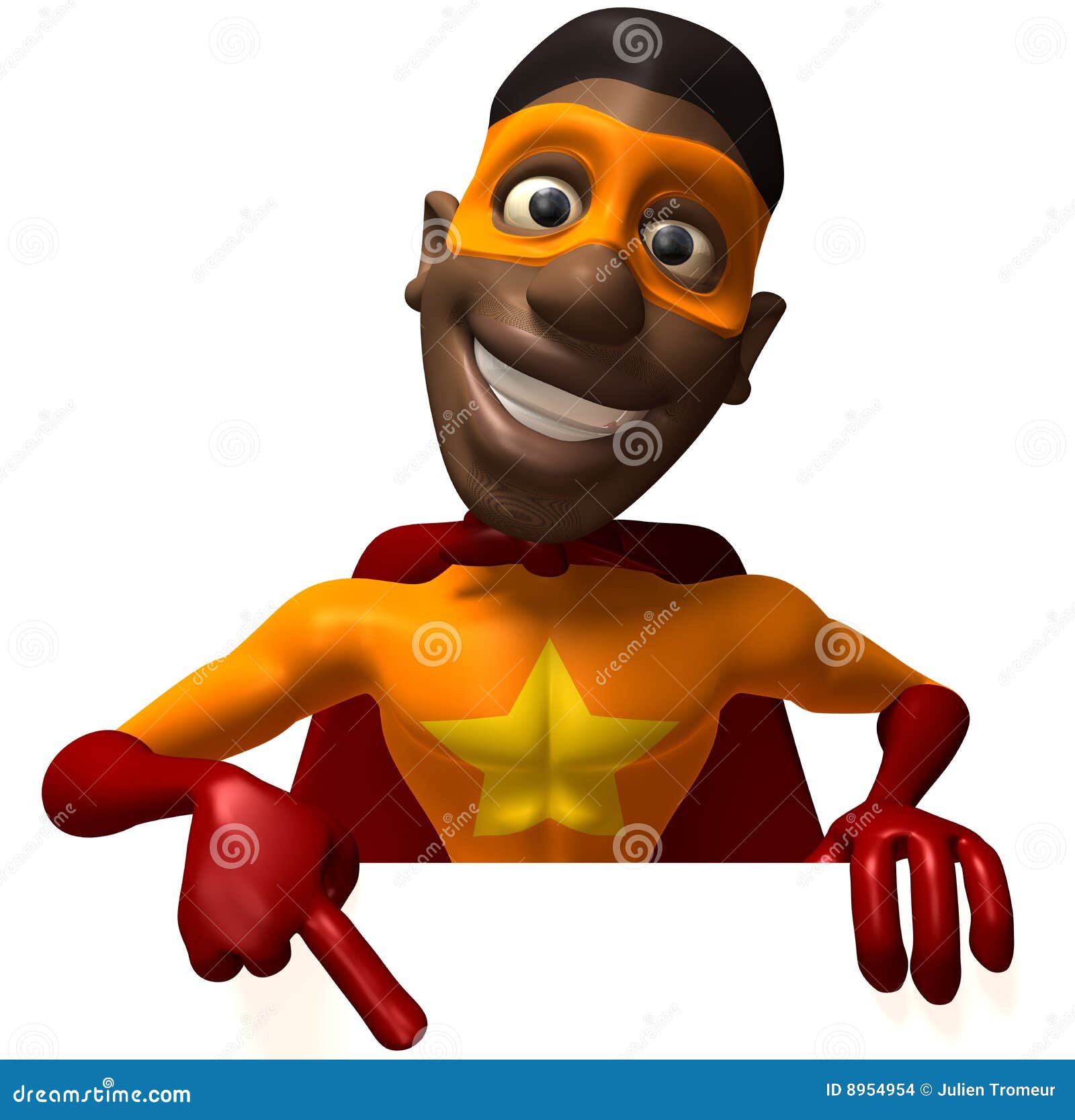 Black superhero stock illustration. Illustration of healthy - 8954954