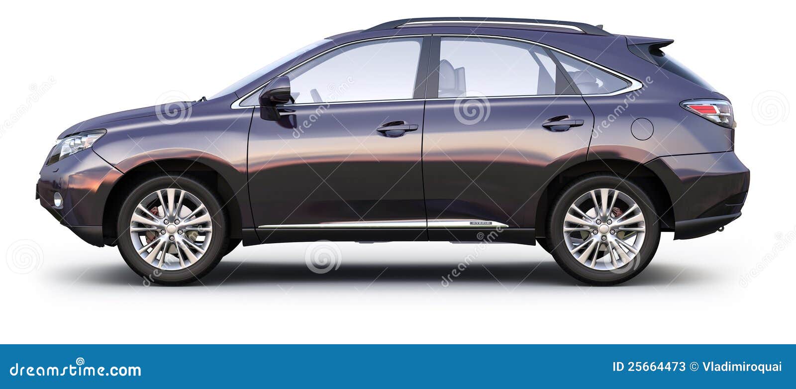 Black SUV CAR Side View Stock Photos Image 25664473