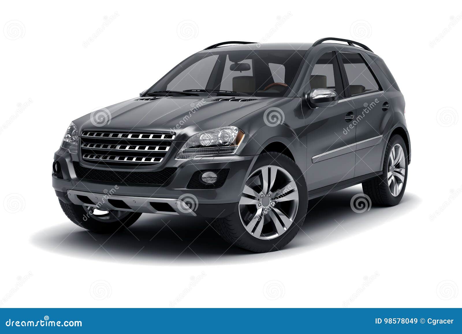 Black SUV stock image. Image of vehicle, automobile, background - 98578049
