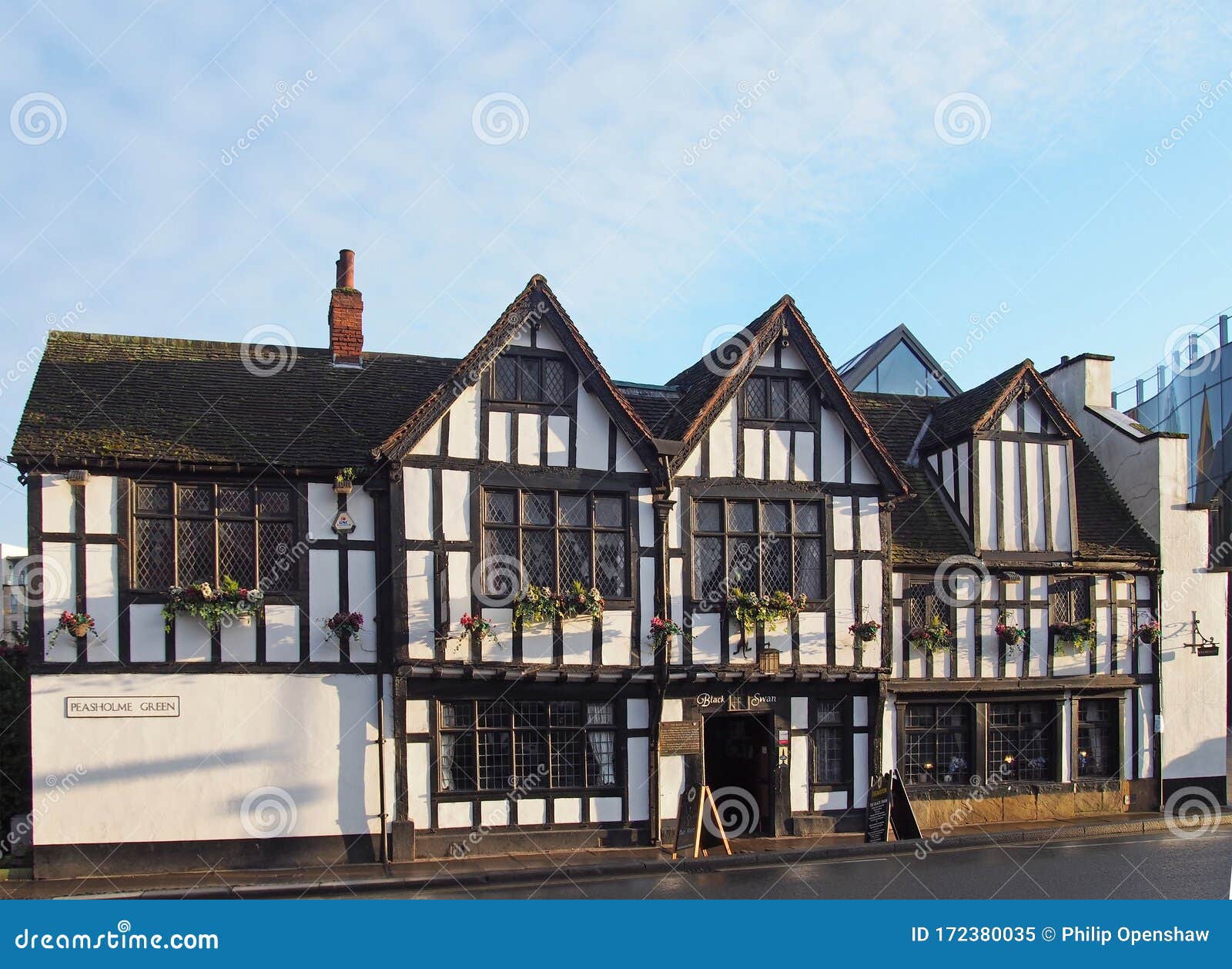 The Swan Pub in York a Historic Building Dating Back To the 14th Century and Used As a Pub since the Late 16th Century Editorial Image - Image of gabled, street: