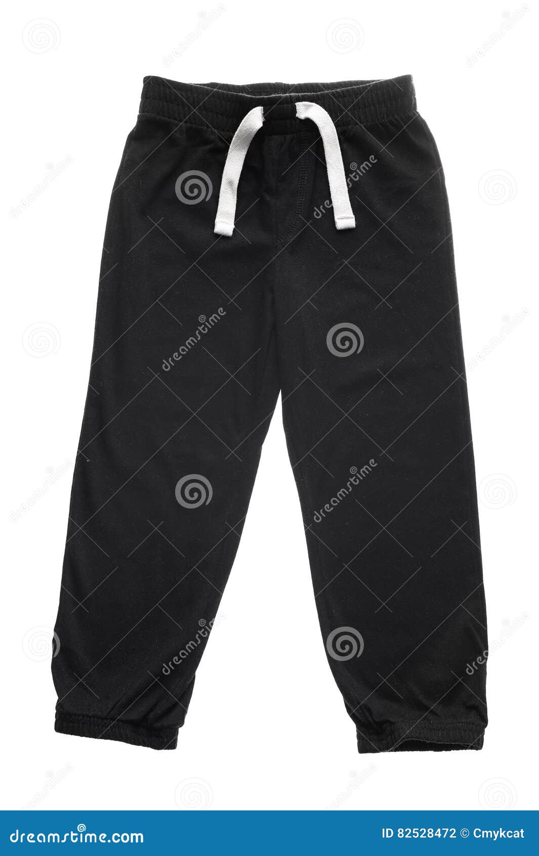 Black sweatpants isolated stock photo. Image of jogging - 82528472