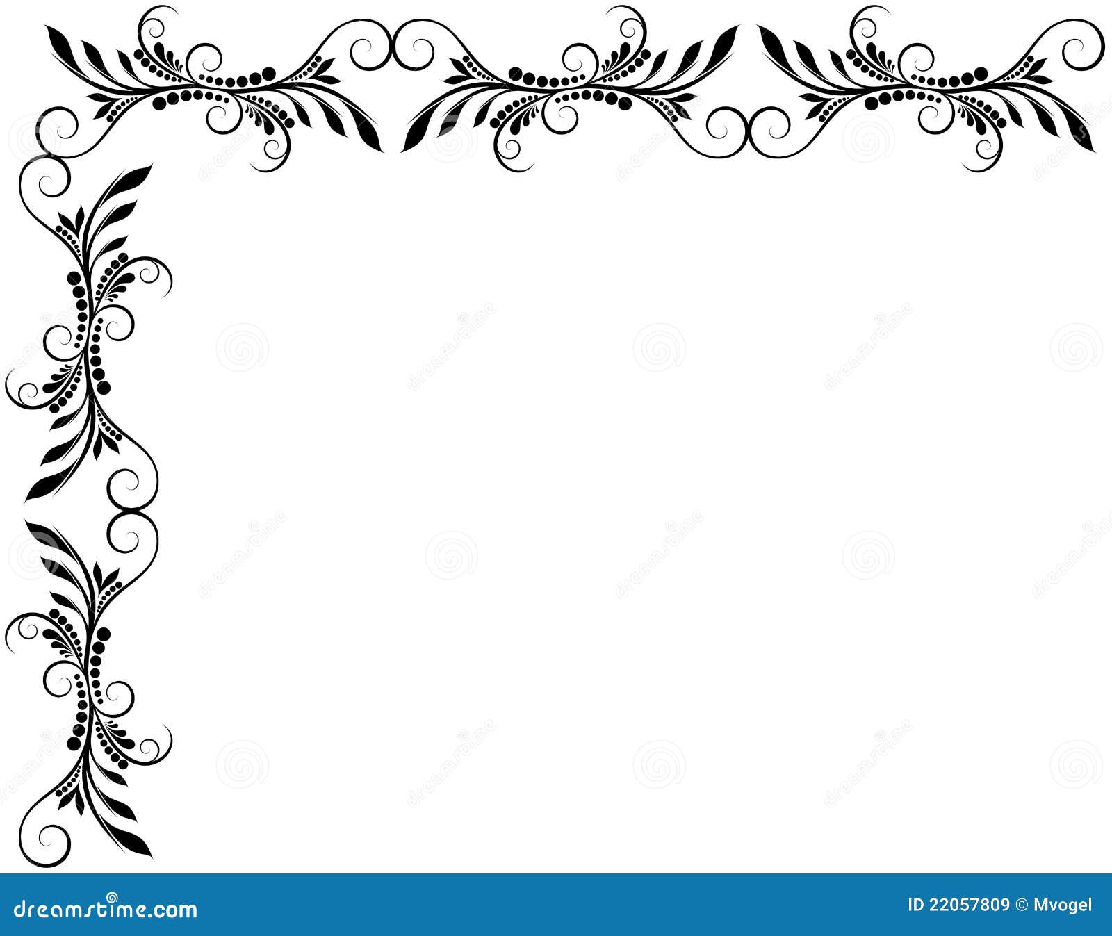 Black Swirls Design Element Stock Illustration - Illustration of design